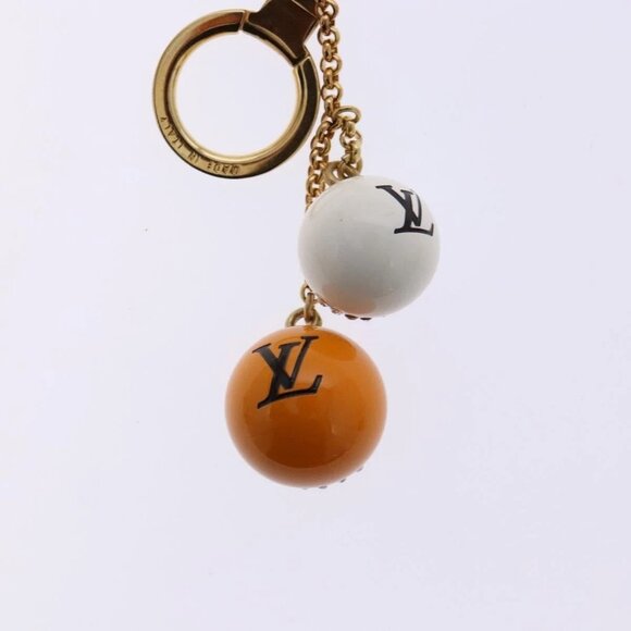 LOUIS VUITTON Porte ClesChainne Key Holder Metal T&B Gold M60076 LV Auth 129759 - Picture 10 of 11